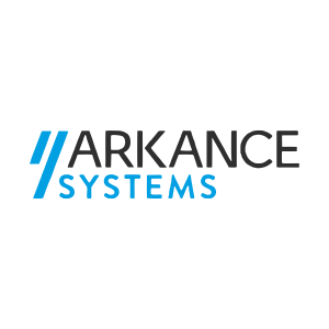 Logo "ARKANCE SYSTEMS". Kluczowe obiekty: nazwa firmy, ukośnik. Kontekst: identyfikacja wizualna firmy.